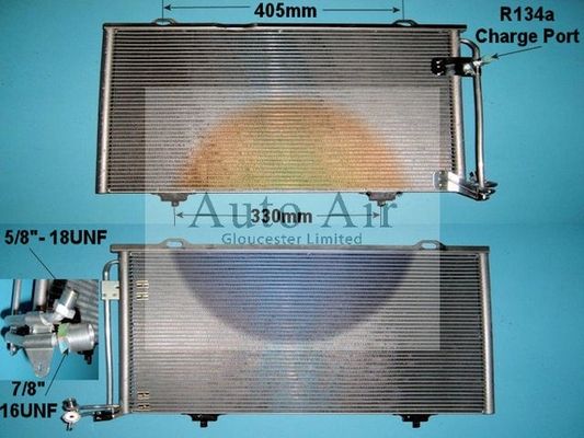 AUTO AIR 16-1193 Air Conditioning Condenser A/C Fits Chrysler Mercedes-Benz