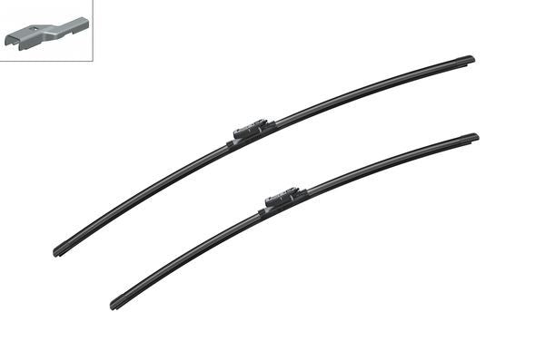 2 x BOSCH AEROTWIN A865S Flat Wiper Blades (Pair) Fits Citroen Opel Renault Vaux