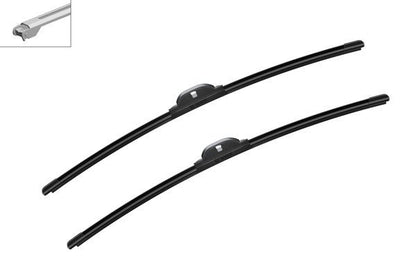 2 x BOSCH AEROTWIN A016S Flat Wiper Blades (Pair) Fits Audi Mercedes Seat