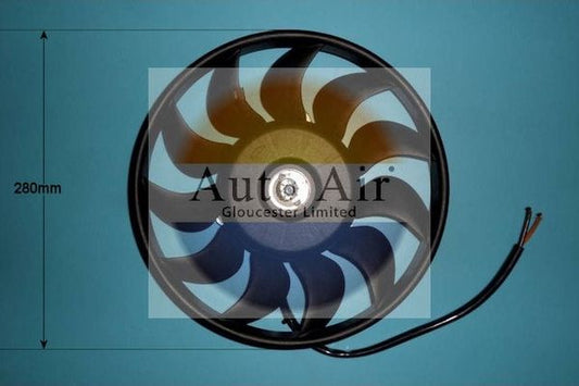 AUTO AIR 05-1007 Radiator Fan Electric Motor Driver Side Fits Audi Seat