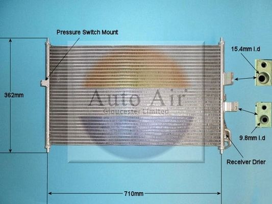 AUTO AIR 16-9902 Air Conditioning Condenser A/C Air Con Replacement Fits Nissan