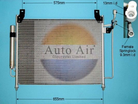 AUTO AIR 16-1341 Air Conditioning Condenser Air Con Replacement Fits Mazda CX-7