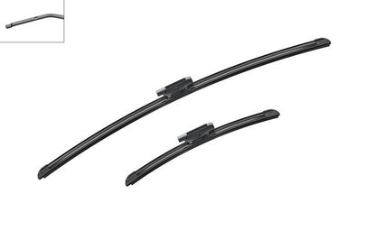 2 x BOSCH AEROTWIN A869S Flat Wiper Blades (Pair) 650/340mm Fits Renault