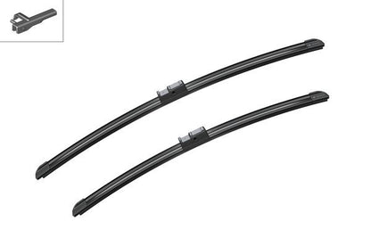 2 x BOSCH AEROTWIN A928S Flat Wiper Blades (Pair) 530/475mm Fits Mazda VW