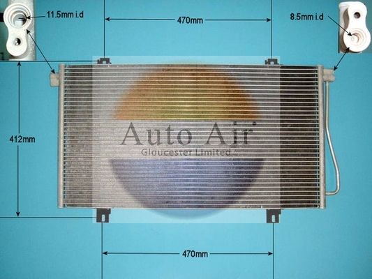 AUTO AIR 16-1089 Air Conditioning Condenser Fits Nissan Interstar Renault Master