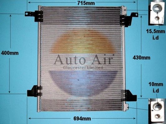 AUTO AIR 16-1213 Air Condenser A/C Air Conditioning Fits Mercedes-Benz M-Class