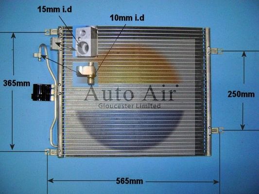 Auto Air 16-1415 A/C Air Con Condenser Air Conditioning Fits Nissan Micra Note