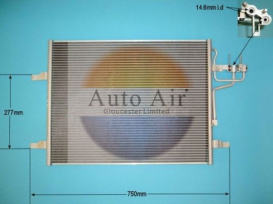 Auto Air 16-6229 Air Con Conditioning Condenser A/C R134A R1234YF Fits Ford Kuga
