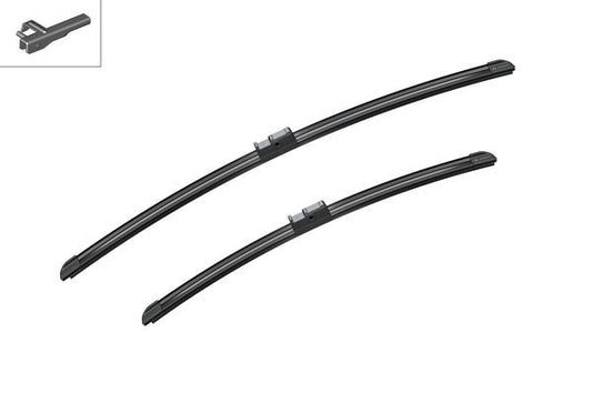 2 x BOSCH AEROTWIN A937S Flat Wiper Blades (Pair) Fits Audi BMW Skoda VW