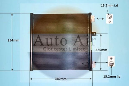 AUTO AIR 16-9577 Air Conditioning Condenser A/C Air Con For Porsche 911 918