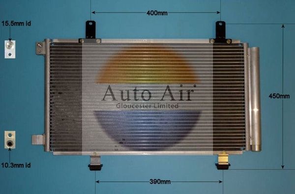 AUTO AIR 16-9721 Air Conditioning Condenser A/C Fits Fiat Sedici Suzuki SX4