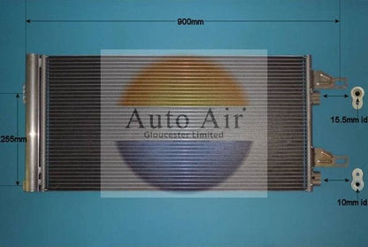 AUTO AIR 16-9802 Air Condenser A/C Air Conditioning Fits Citroen Fiat Peugeot