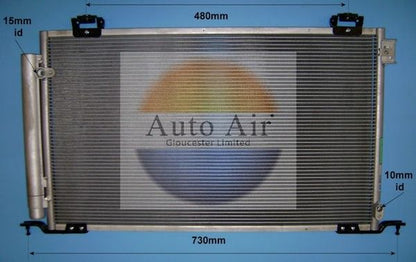 AUTO AIR 16-9402 Air Conditioning Condenser A/C Air Con Fits Toyota Avensis