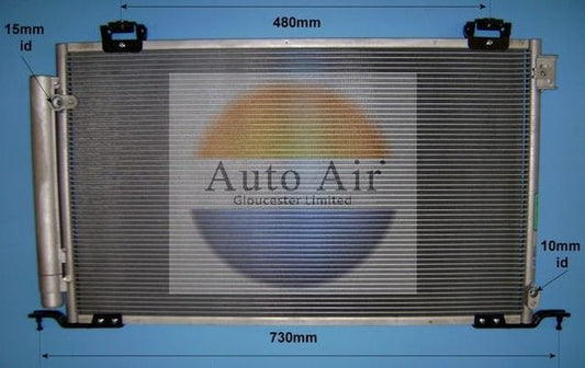 AUTO AIR 16-9402 Air Conditioning Condenser A/C Air Con Fits Toyota Avensis