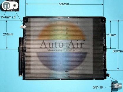AUTO AIR 16-8907 Air Conditioning Condenser Fits Toyota Land Cruiser Amazon
