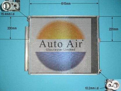 Auto Air 16-8921 A/C Condenser Air Conditioning Fits Toyota Land Cruiser Prado