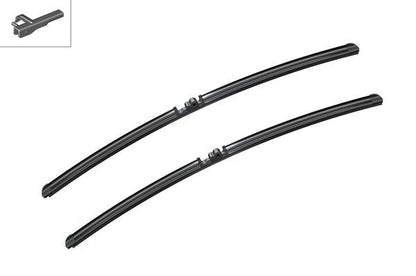 2 x BOSCH AEROTWIN A943S Flat Wiper Blades (Pair) 650/650mm Fits Porsche VW
