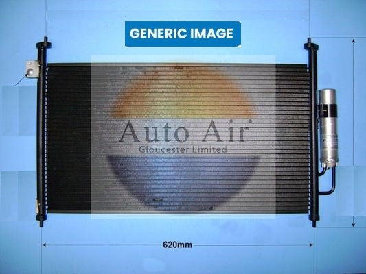 AUTO AIR 16-1455 Air Conditioning Condenser Air Con Replacement Fits Jaguar XJ