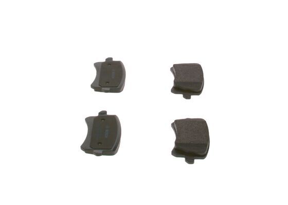 BOSCH 0986494344 Brake Pad Set For Disc Brake Rear 16.4mm Thickness Fits VW Golf