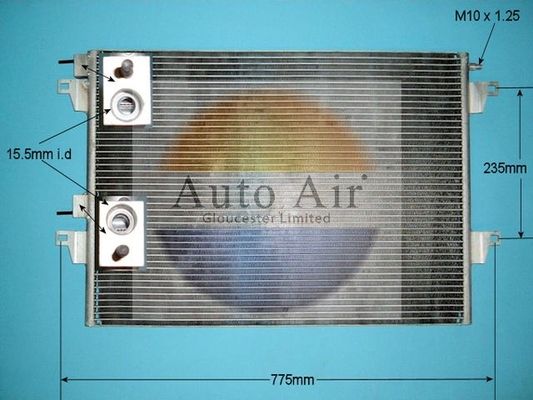 Auto Air 16-1109 A/C Air Con Condenser Air Conditioning Fits Renault Espace