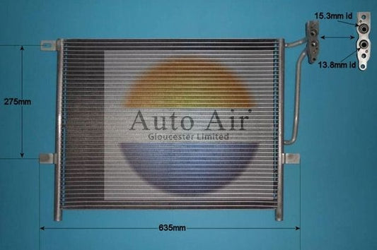AUTO AIR 16-6101 Air Conditioning Condenser A/C Air Con Replacement Fits BMW Z4