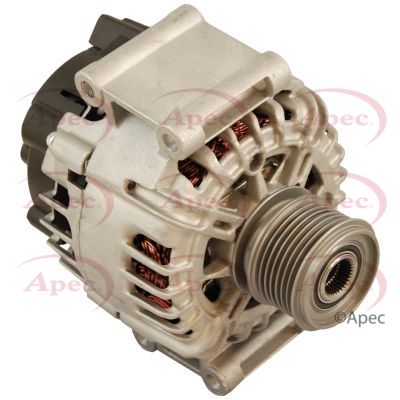 Alternator with Belt Pulley APEC AAL2078 Fits Mercedes-Benz C-Class CLC-Class