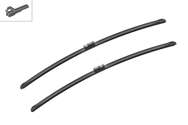 2 x BOSCH AEROTWIN A950S Flat Wiper Blades (Pair) 700/700mm Fits Ford Seat VW