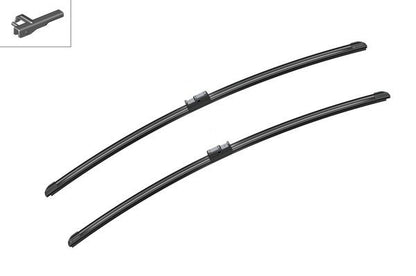 2 x BOSCH AEROTWIN A950S Flat Wiper Blades (Pair) 700/700mm Fits Ford Seat VW
