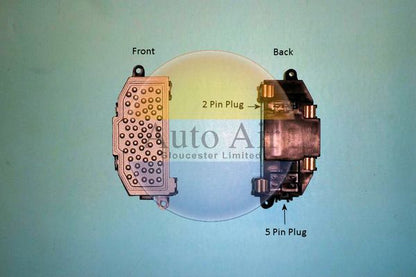 AUTO AIR 20-0078 Blower Series Motor Resistor A/C Air Con For Audi Seat Skoda VW