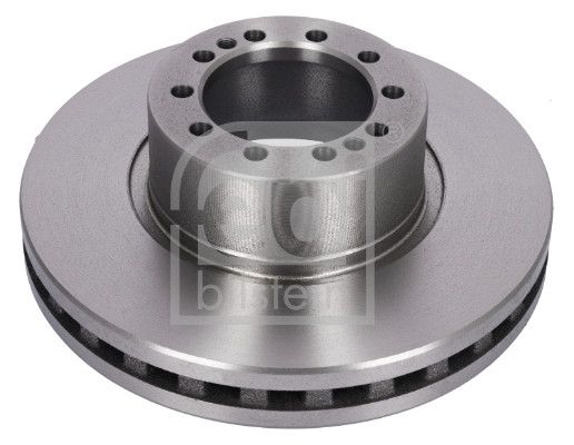 2x Front Brake Discs Braking System Febi Bilstein 185413 Fits DENNIS