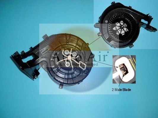 AUTO AIR 21-0012 Interior Blower 282W Power Fits Vauxhall Signum Vectra
