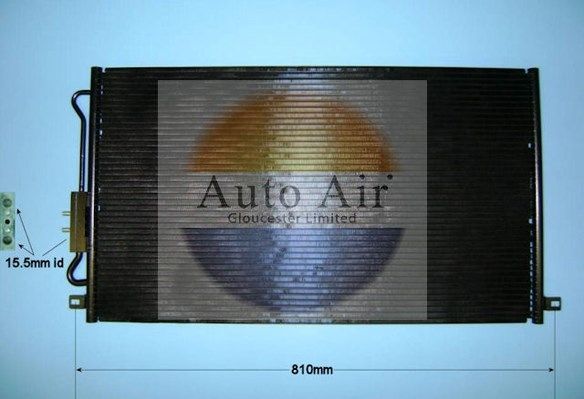 AUTO AIR 16-1047A Air Condenser A/C Air Conditioning Fits Chrysler Voyager