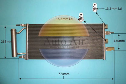 AUTO AIR 16-0059 Air Conditioning Condenser A/C Air Con Replacement For BMW Mini