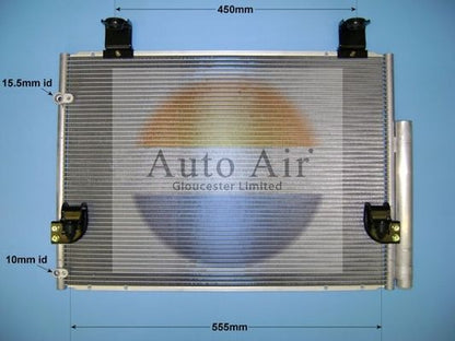 Auto Air 16-1357 A/C Air Con Condenser Air Conditioning Fits Toyota Hilux Vigo