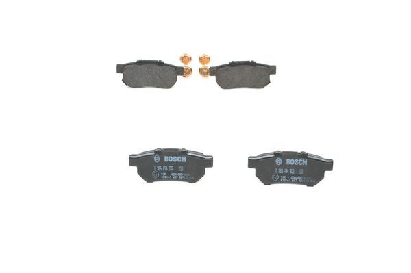 BOSCH 0986494392 Brake Pads Rear 13.4mm Thickness Fits Civic CRX Jazz Prelude