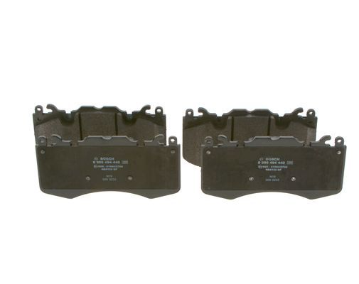 BOSCH 0986494440 Brake Pad Set For Disc Front 16.6mm Thickness Fits Land Rover