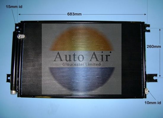 Auto Air 16-9931 A/C Condenser Air Conditioning Fits Toyota Avensis Corolla