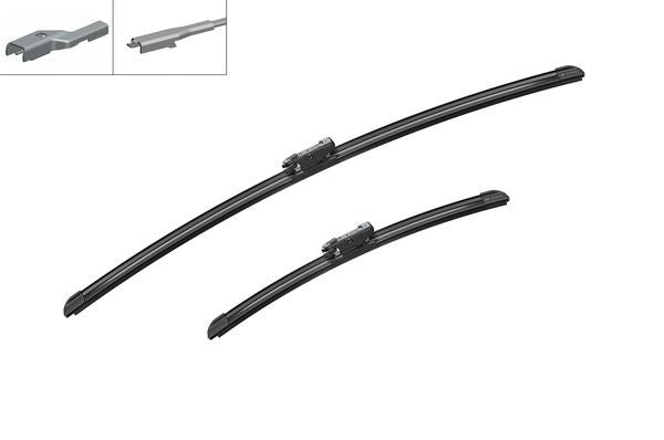 2 x BOSCH AM246S Wiper Blades (Pair) Fits Alfa Chevrolet Citroen Fiat Ford Opel