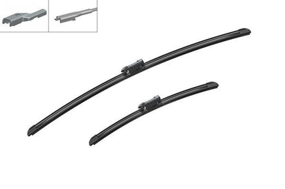 2 x BOSCH AM246S Wiper Blades (Pair) Fits Alfa Chevrolet Citroen Fiat Ford Opel