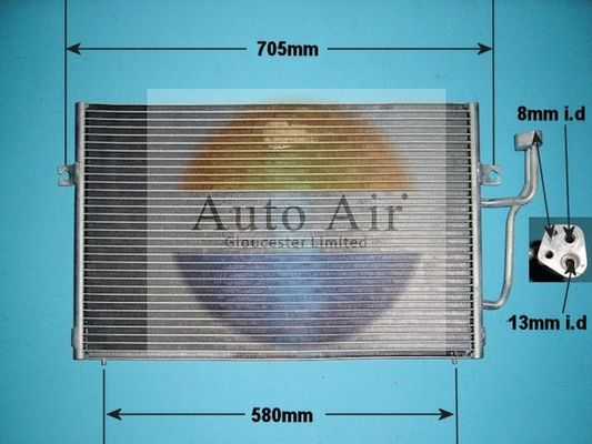 AUTO AIR 16-1216 Air Conditioning Condenser Fits Mitsubishi Carisma Space Star