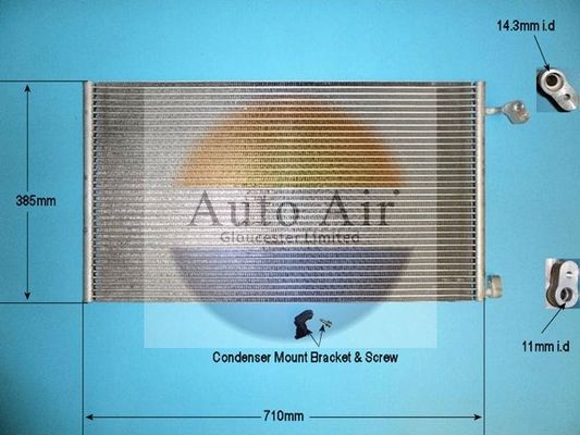 AUTO AIR 16-1279A Air Conditioning Condenser A/C Air Con For Renault Espace