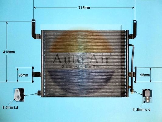 AUTO AIR 16-1298 Air Conditioning Condenser A/C Air Con Fits RENAULT TRUCKS