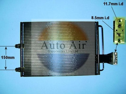 AUTO AIR 16-2084 Air Conditioning Condenser A/C Air Con Fits Citroen Xantia