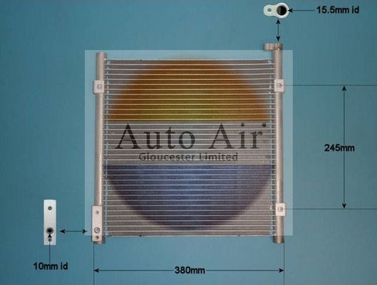 AUTO AIR 16-5270 Air Condenser A/C Air Conditioning Fits Honda Civic HR-V