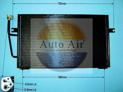 AUTO AIR 16-1036 Air Conditioning Condenser A/C Air Con Fits Volvo S40 V40