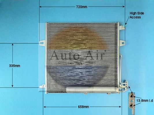 Auto Air 16-1331 A/C Air Con Condenser Air Conditioning Fits Mercedes-Benz