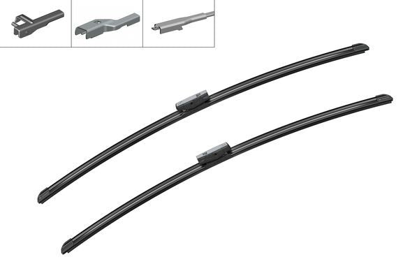 2 x BOSCH AM469S Wiper Blades (Pair) 700/700mm Fits Citroen Ford Peugeot Seat VW