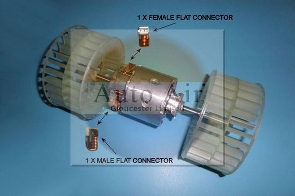 AUTO AIR 21-0080 Interior Blower 420W Heating/Ventilation Fits Mercedes-Benz SL