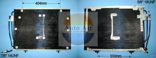 AUTO AIR 16-6586 Air Conditioning Condenser Fits Mercedes-Benz C-Class CLK