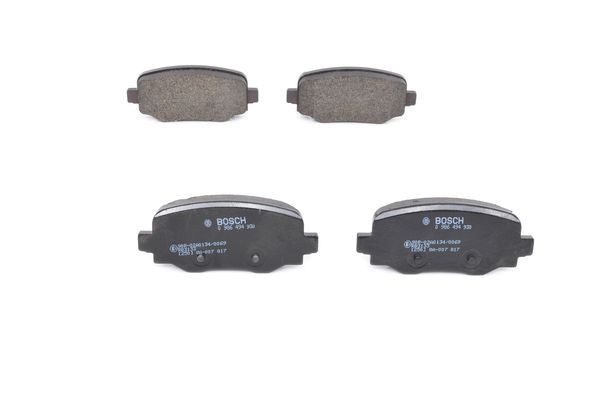 BOSCH 0986494930 Brake Pad Set For Disc Brake Rear Fits Fiat 500X Jeep Renegade